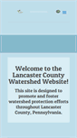 Mobile Screenshot of lancasterwatersheds.org